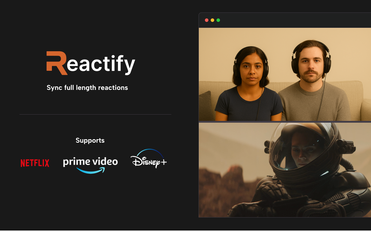 Reactificeren - Synchroniseer uw beelden gemakkelijk met volledige reactievideo's media 3