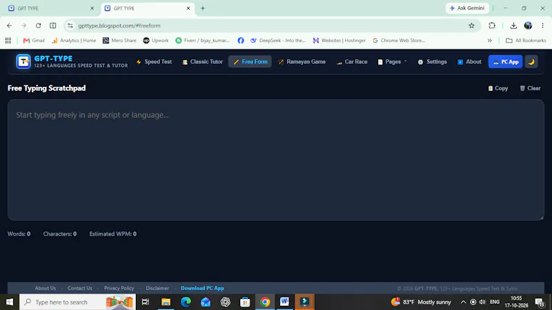 gpttype free typing tools  screenshot 3