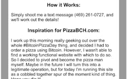 PizzaBCH.com -- Buy Pizza with Bitcoin Cash media 1