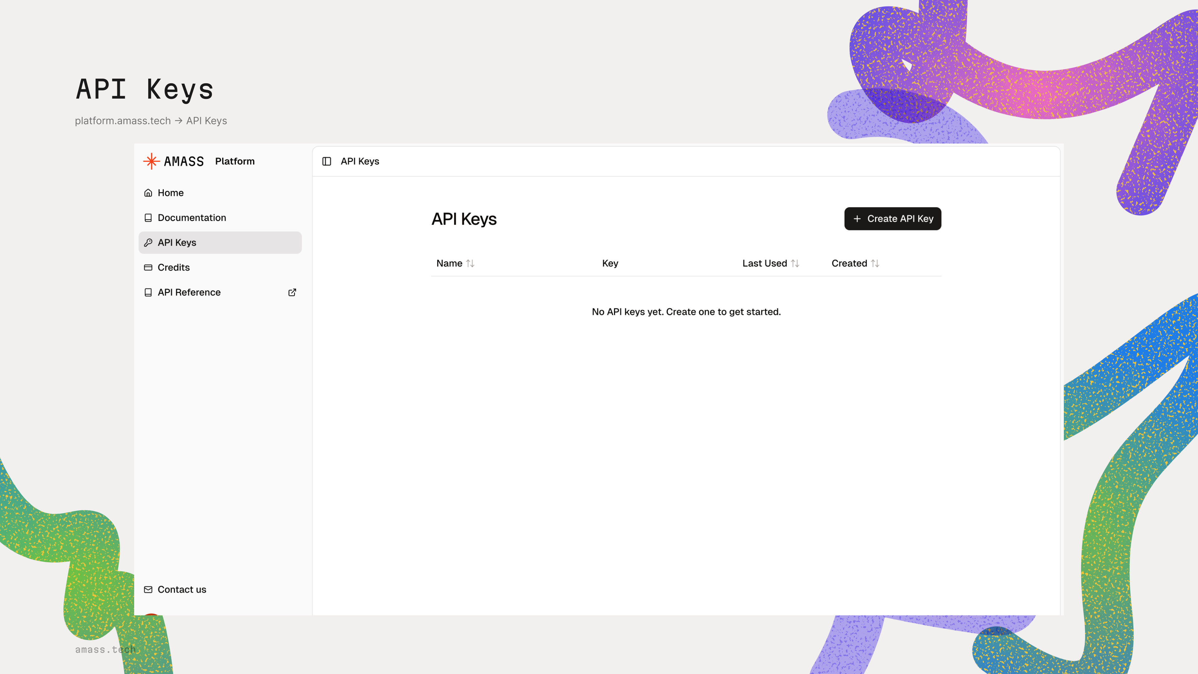 Amass API gallery image