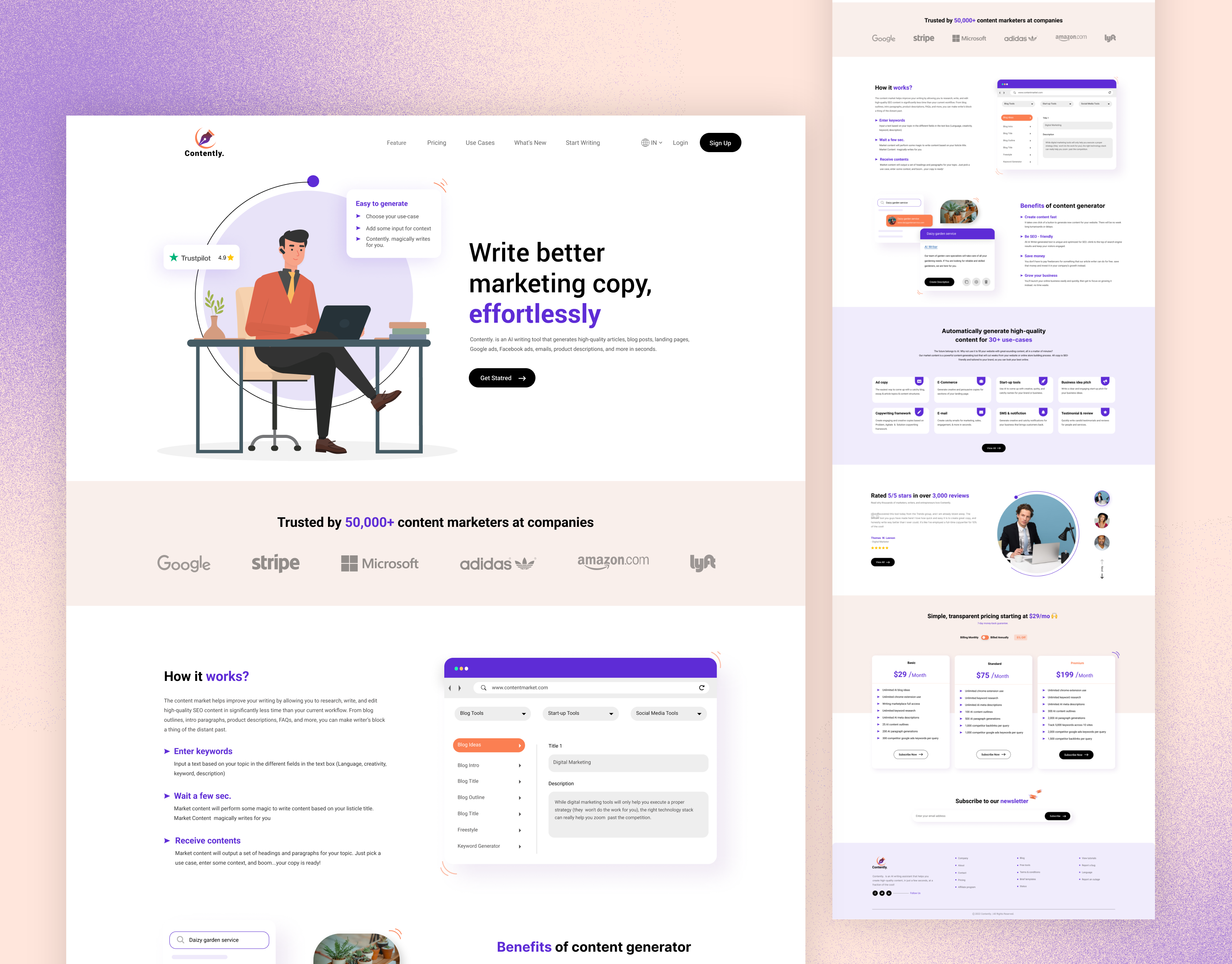 Content Generator Website