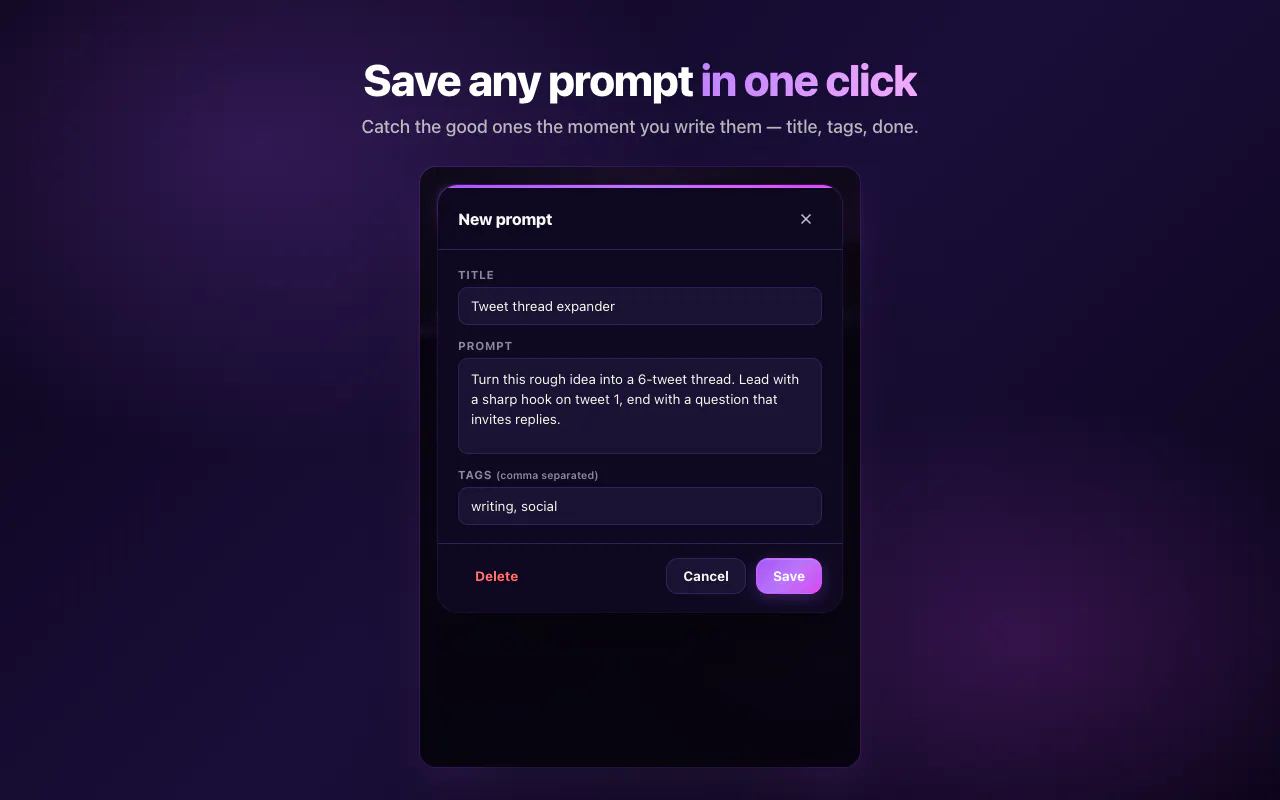 Promptnest gallery image