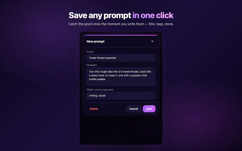 Promptnest screenshot 3