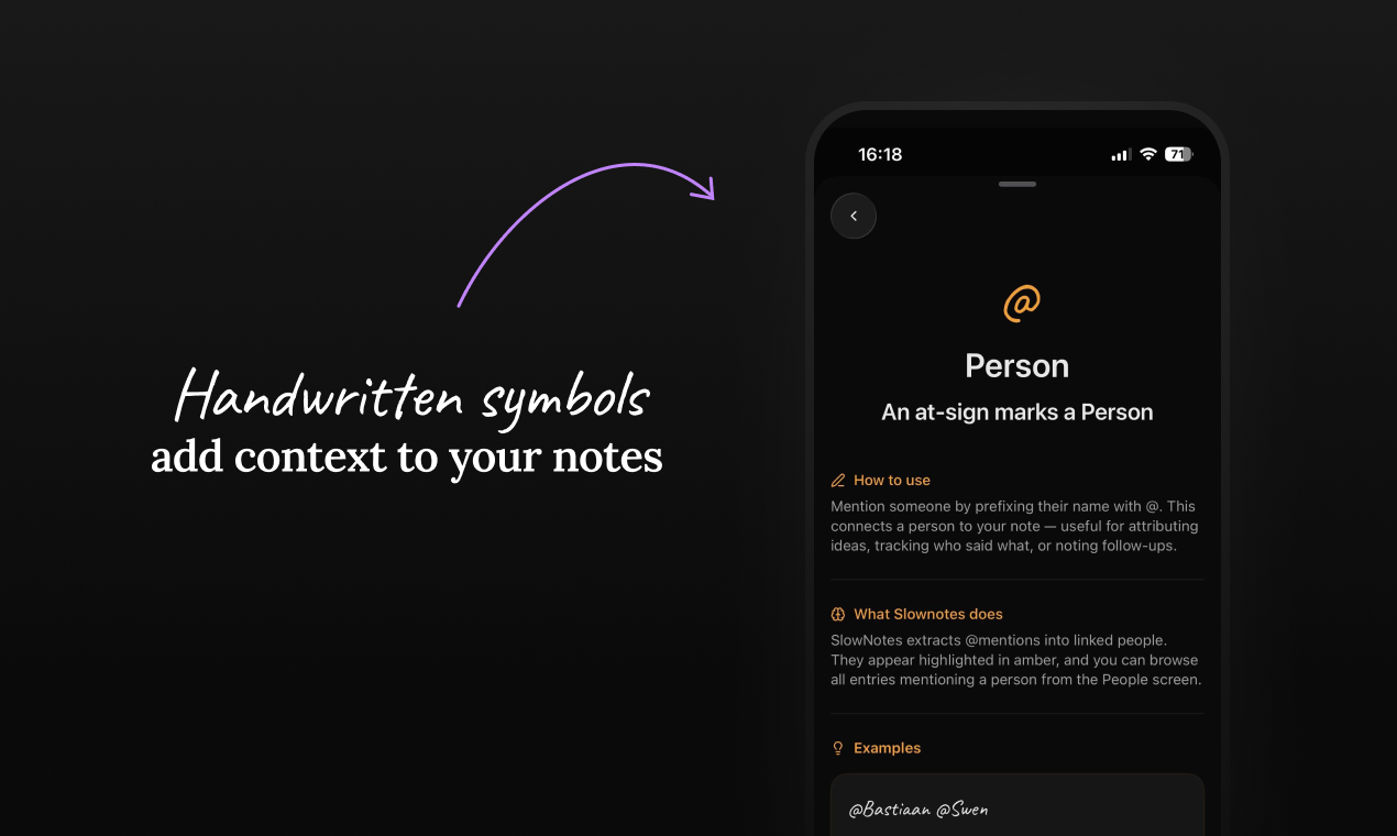 Slownotes gallery image
