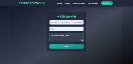 Crypto Portfolio gallery image