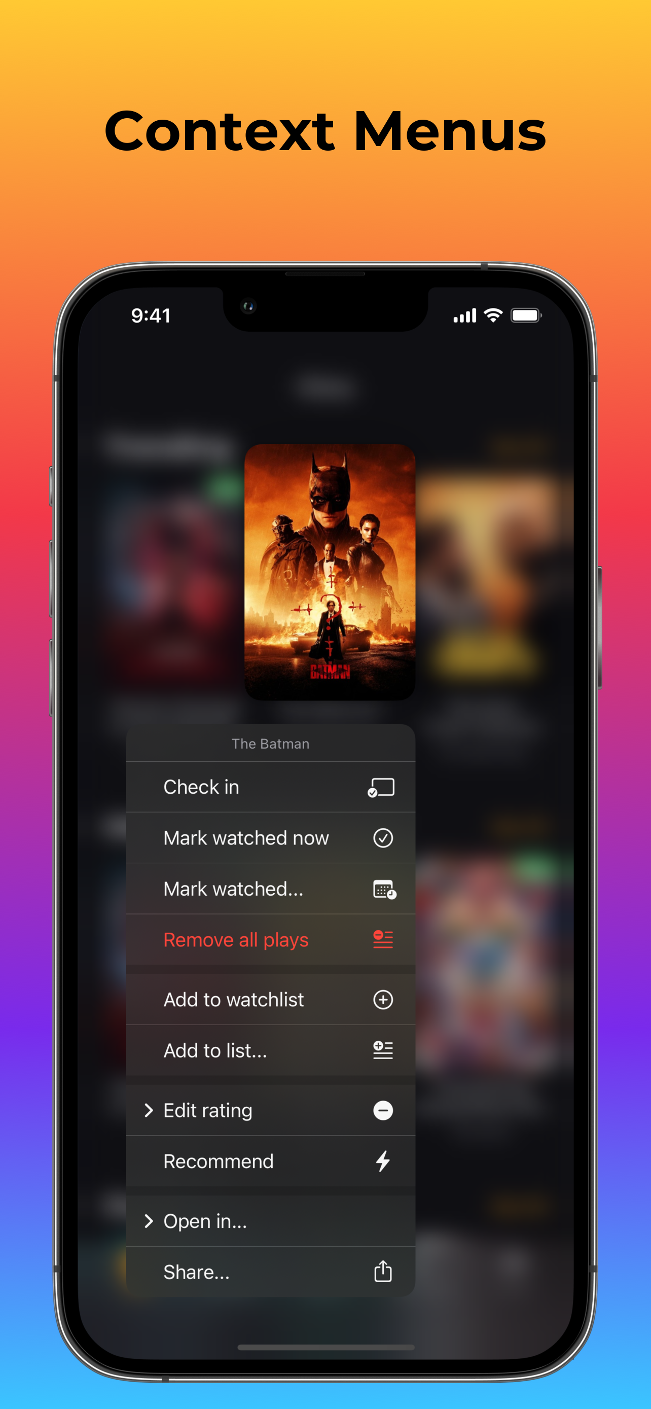 FilmNoir: Film & TV Show Tracker media 7