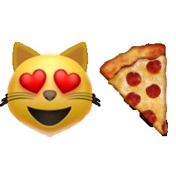 Cat loves pizza (😻🍕.ws) emoji URL shortener