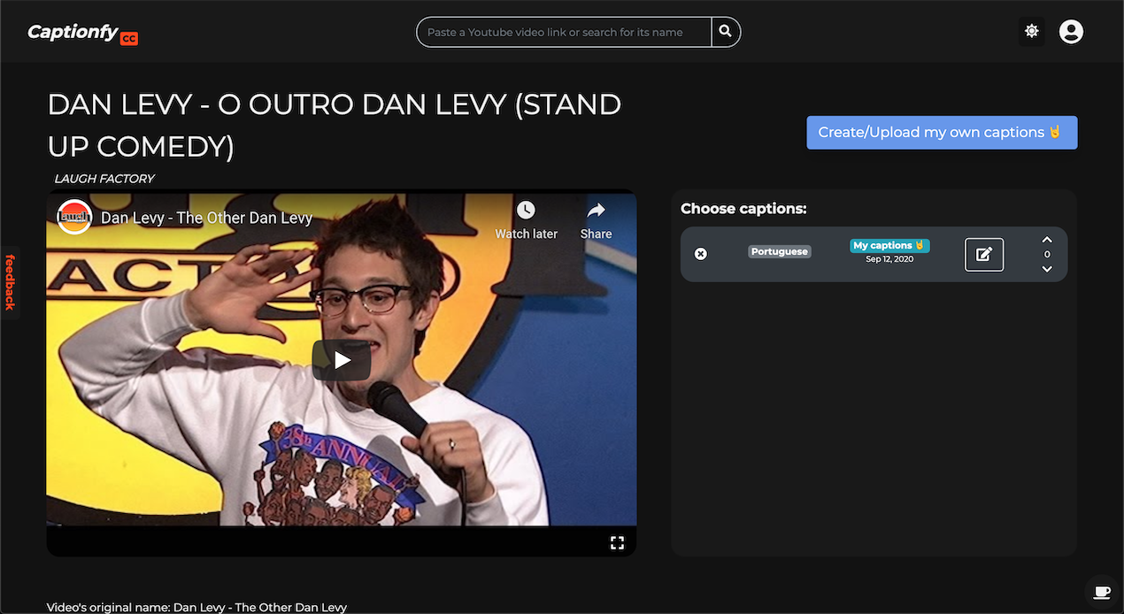 Captionfy.io gallery image