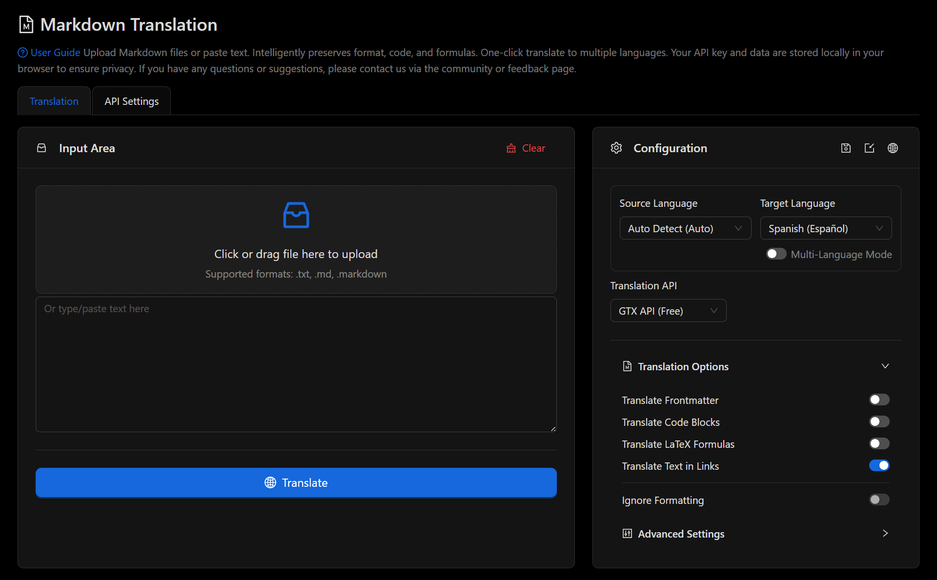 Markdown Translator gallery image