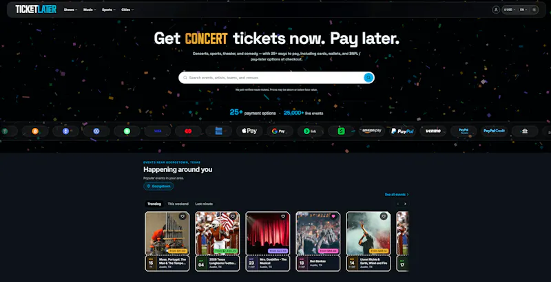 TicketLater screenshot 2
