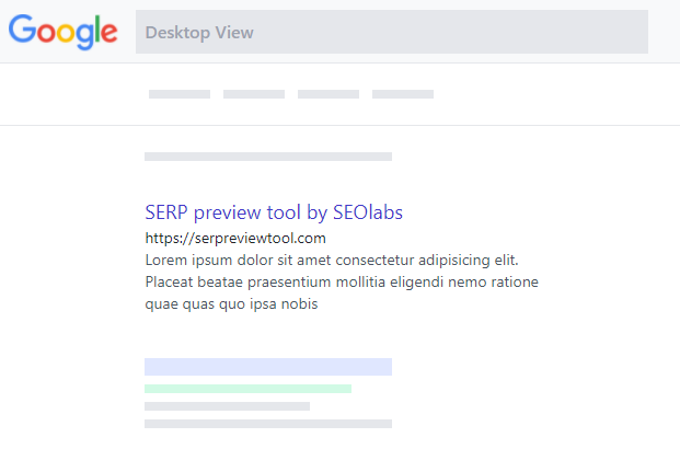 SERP Preview Tool gallery image