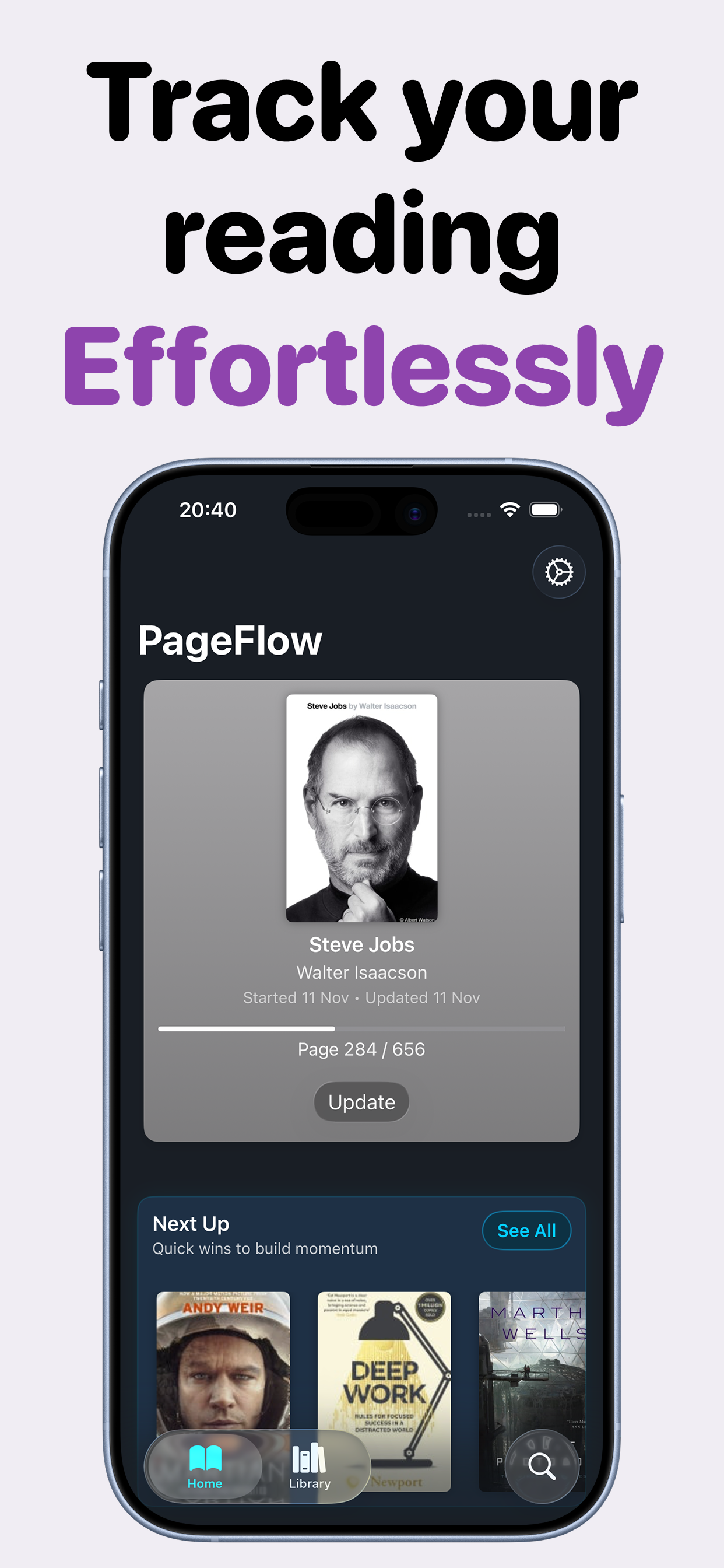 PageFlow – Reading Tracker for iOS gallery image