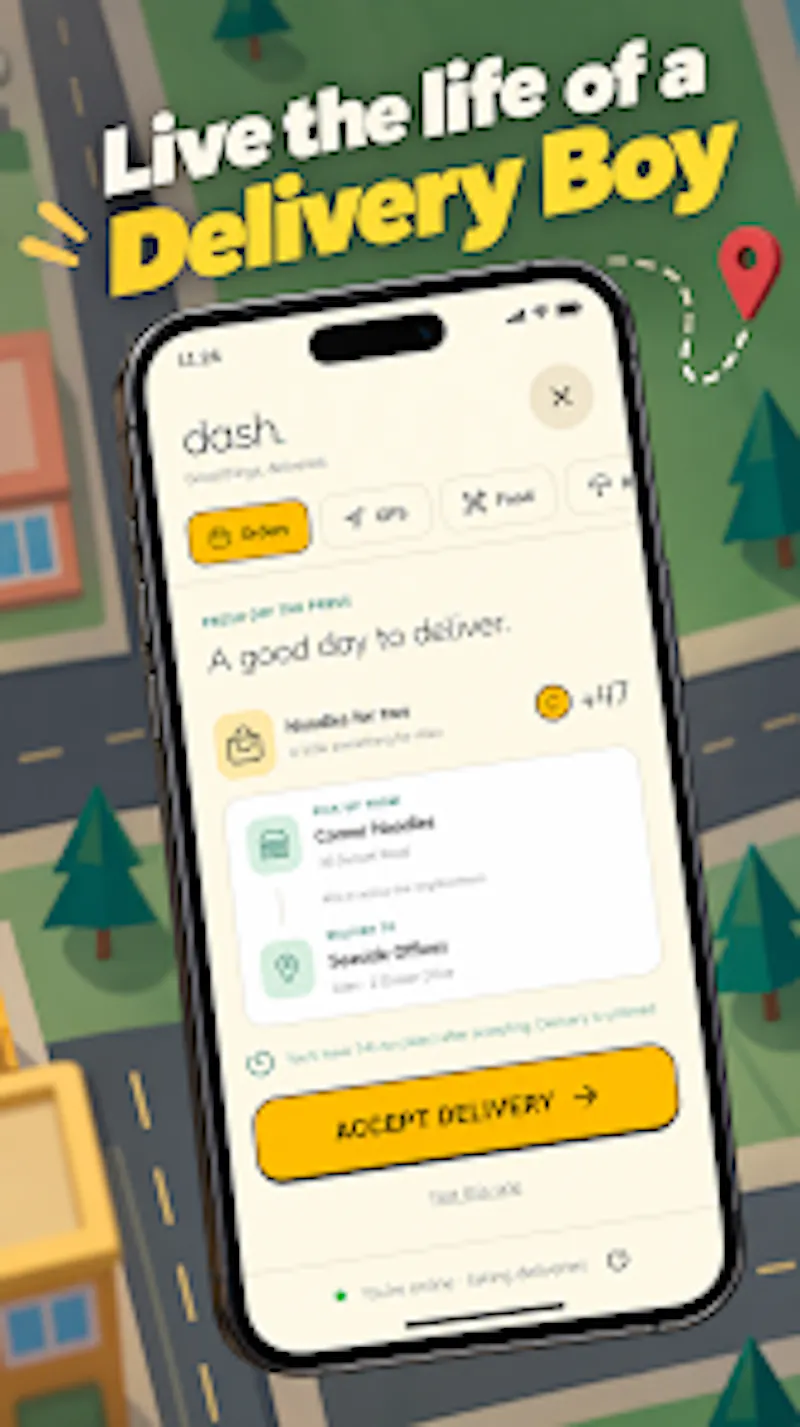 Chill Dash: Delivery Simulator screenshot 4