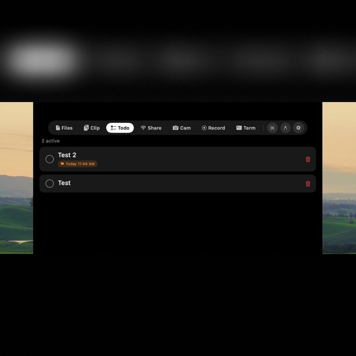 NotchDrop - Main product screenshot demonstrating key features and user interface