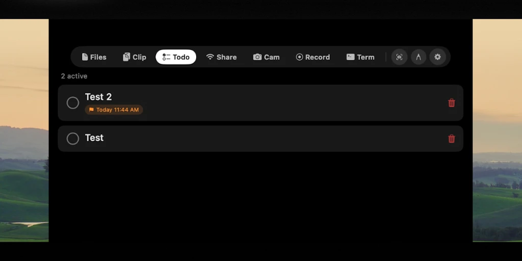 NotchDrop:在手機瀏海區域存取待辦事項、檔案、剪貼簿等更多功能