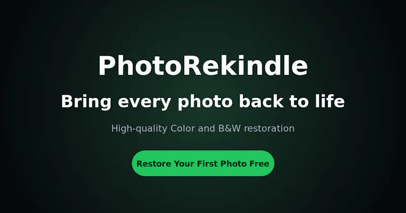 PhotoRekindle screenshot 2