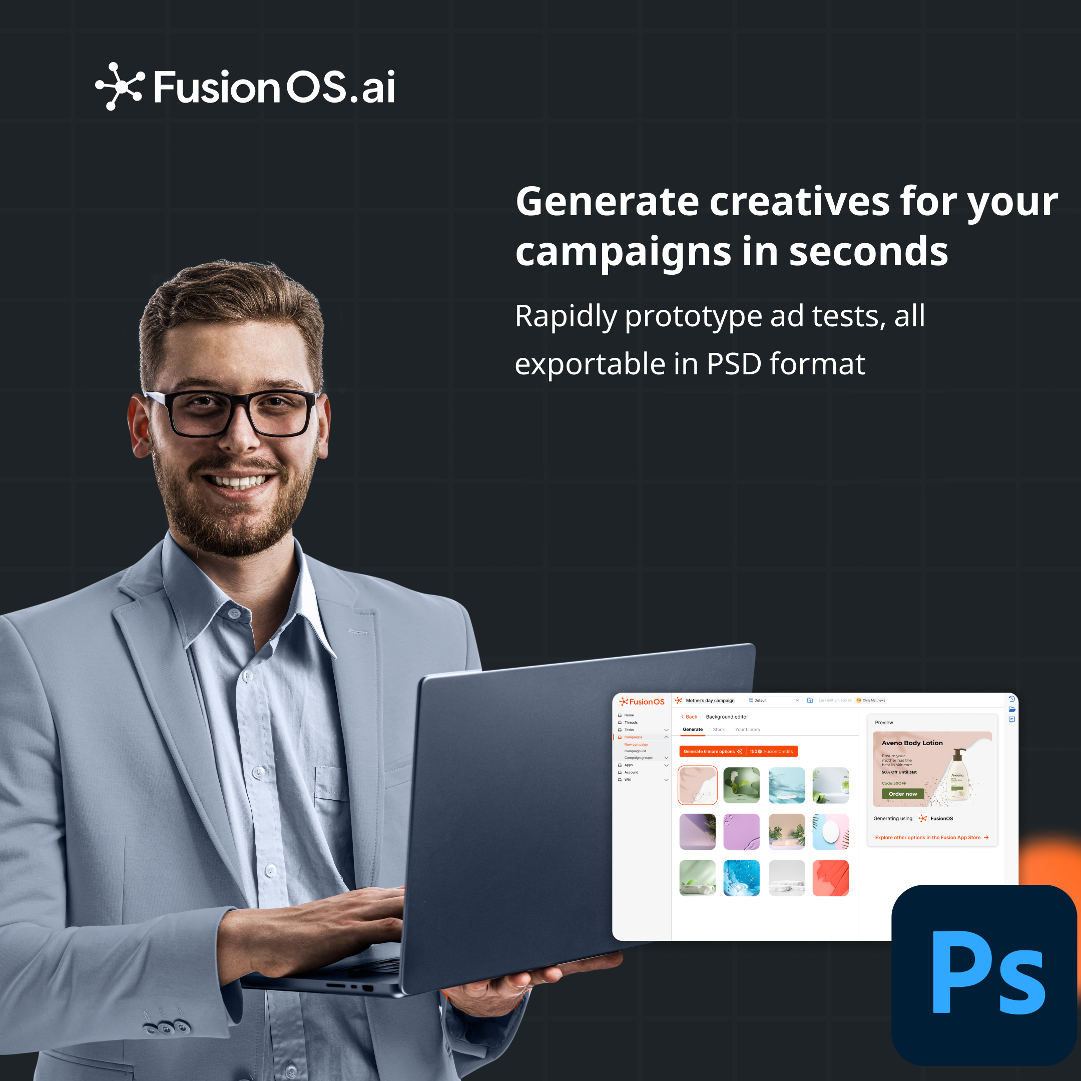 startuptile FusionOS.ai-Generative Advertising for Small Businesses!