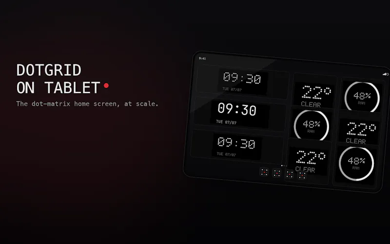Dotgrid — Dot Matrix Widgets screenshot 3