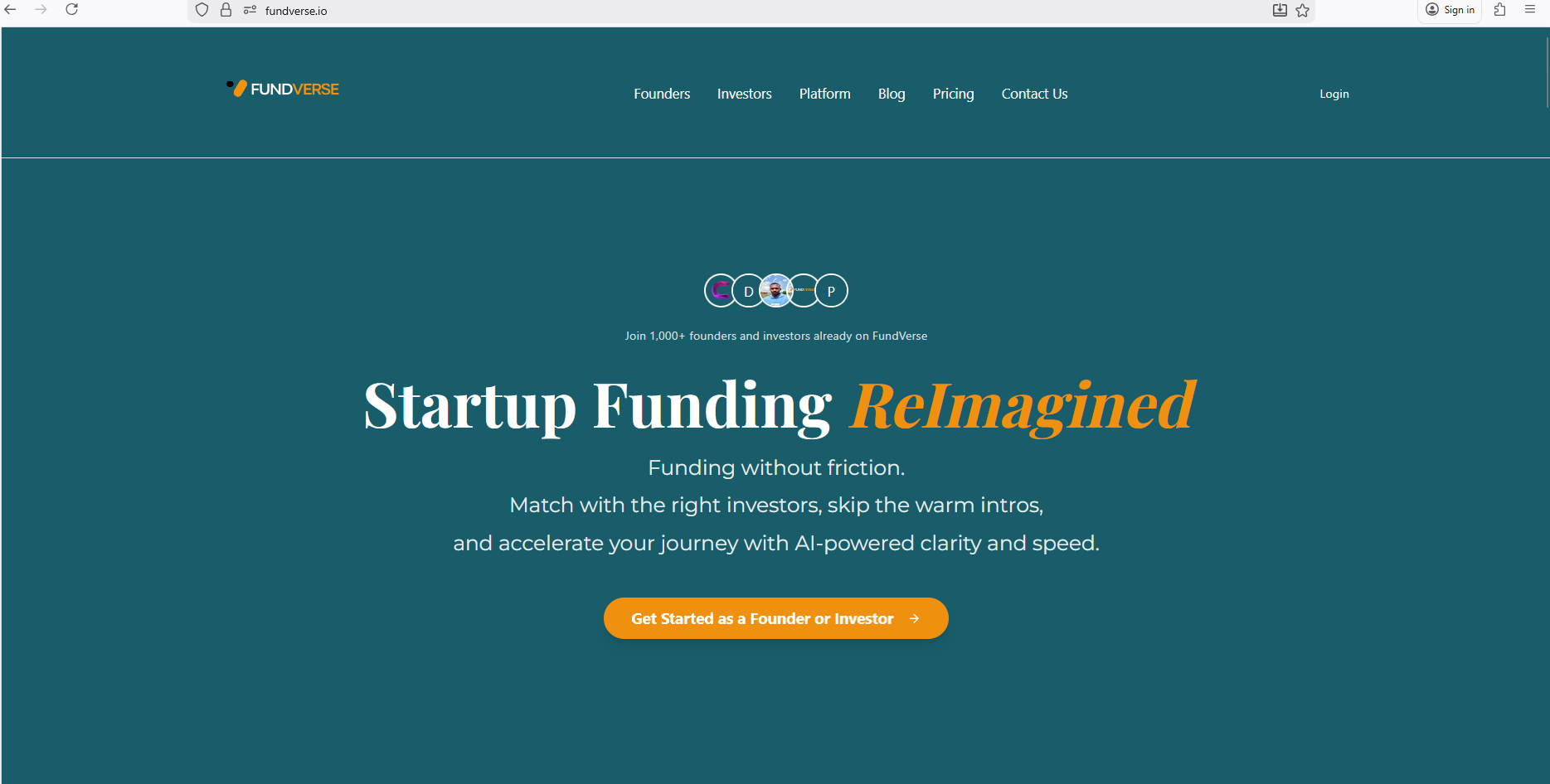 Fundverse - Screenshot 4 showing product features and functionality