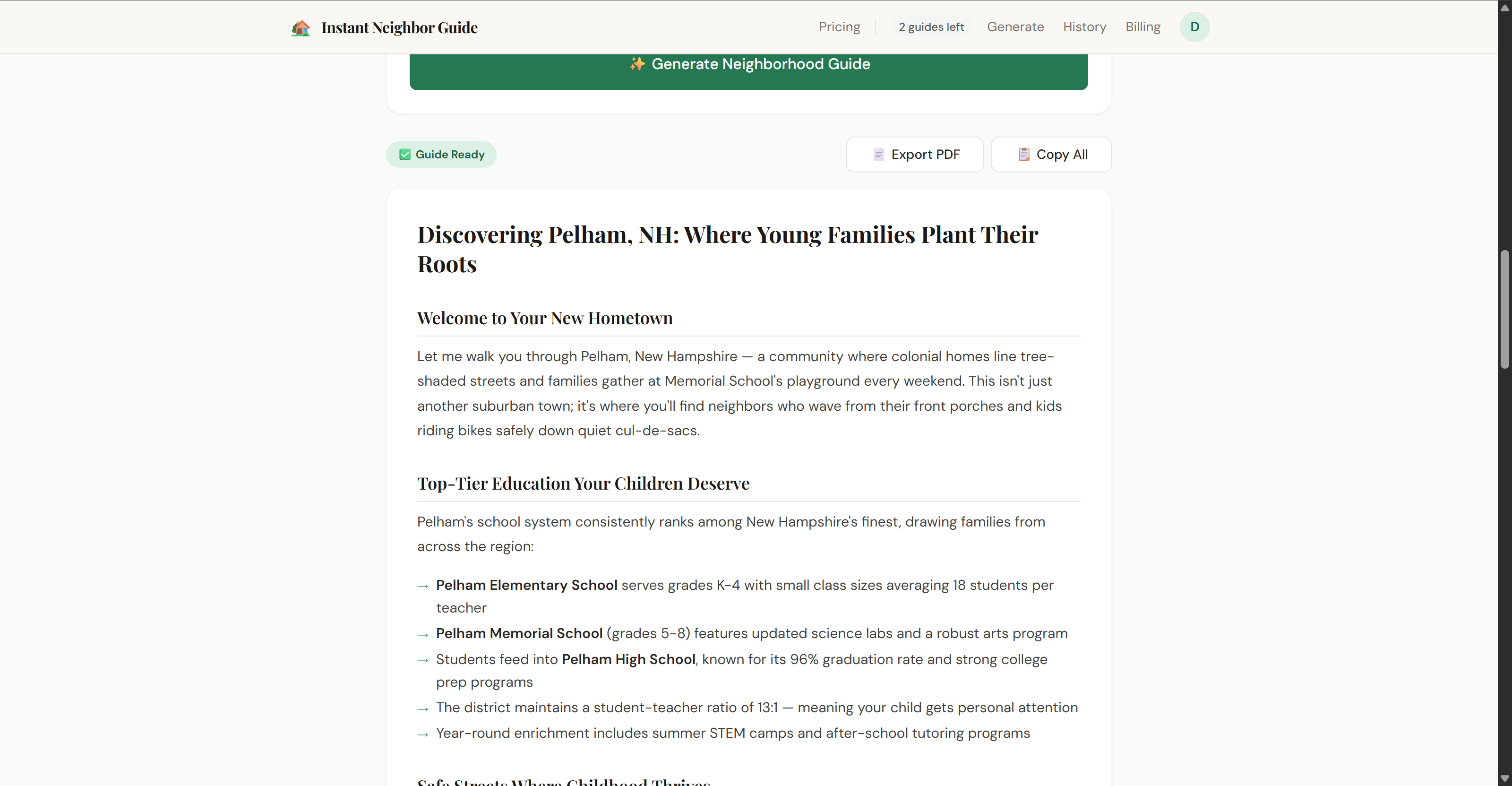 Instant Neighbor Guide gallery image