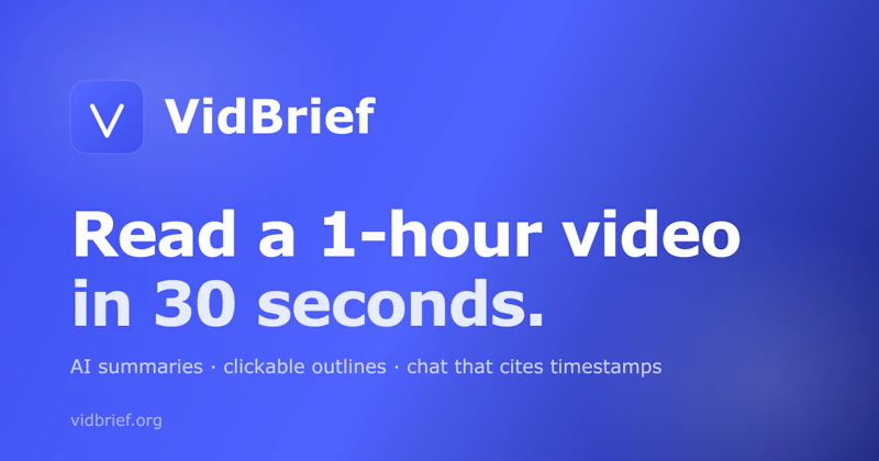 VidBrief screenshot 1