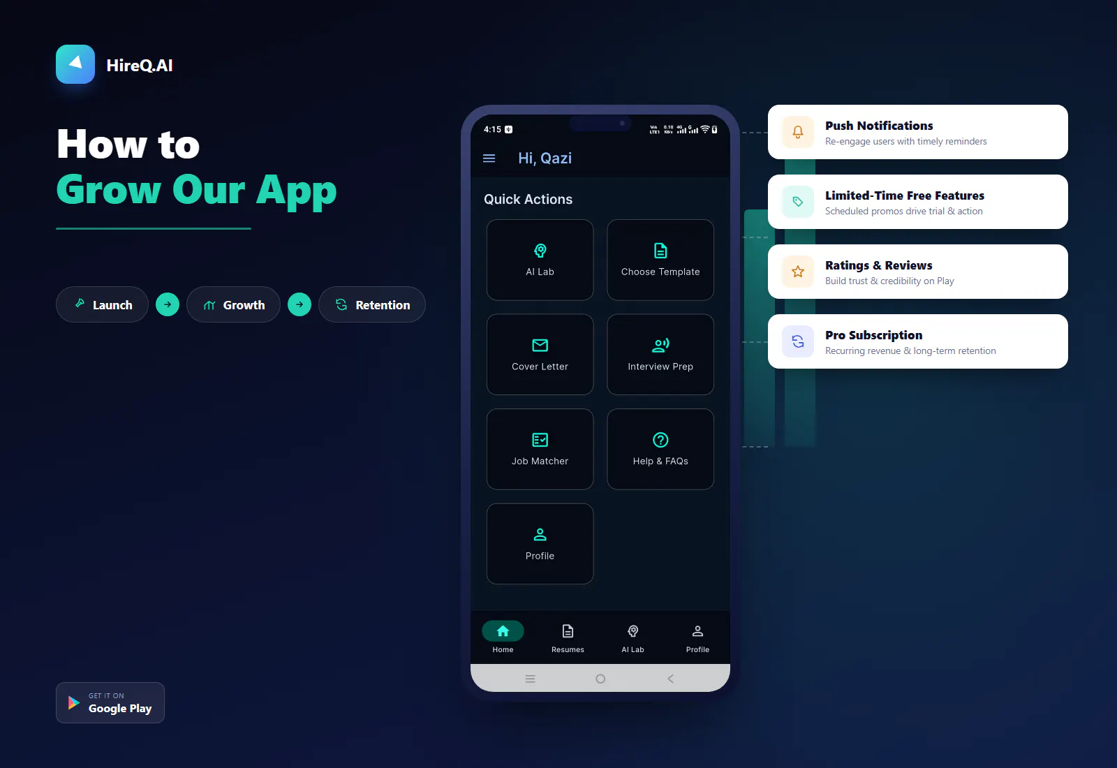 HireQ.AI: AI Resume Builder gallery image
