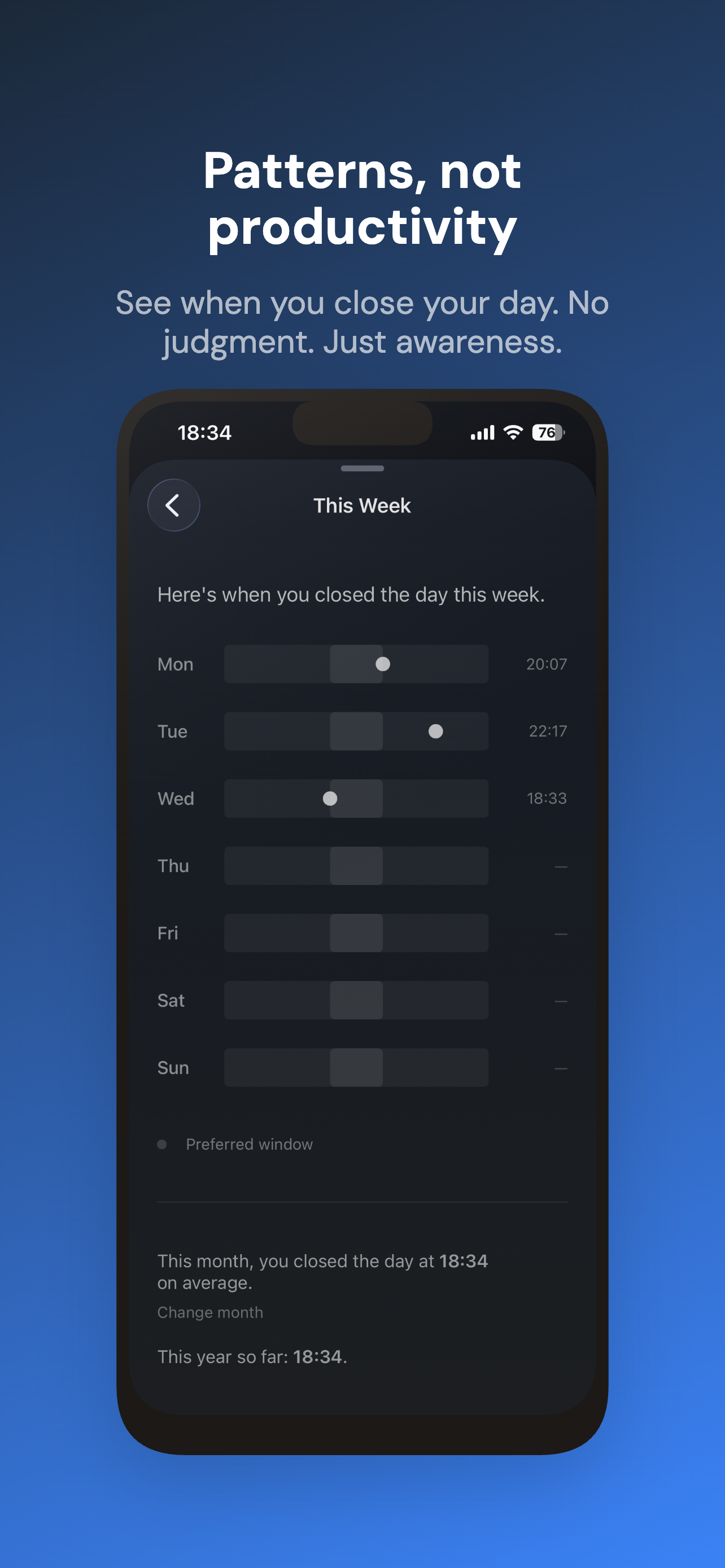 Close The Day - Screenshot 4 showing product features and functionality