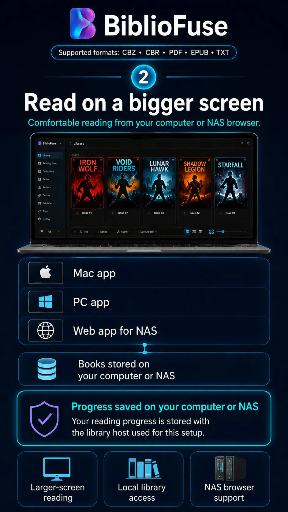 BiblioFuse Comic Reader & Compress gallery image