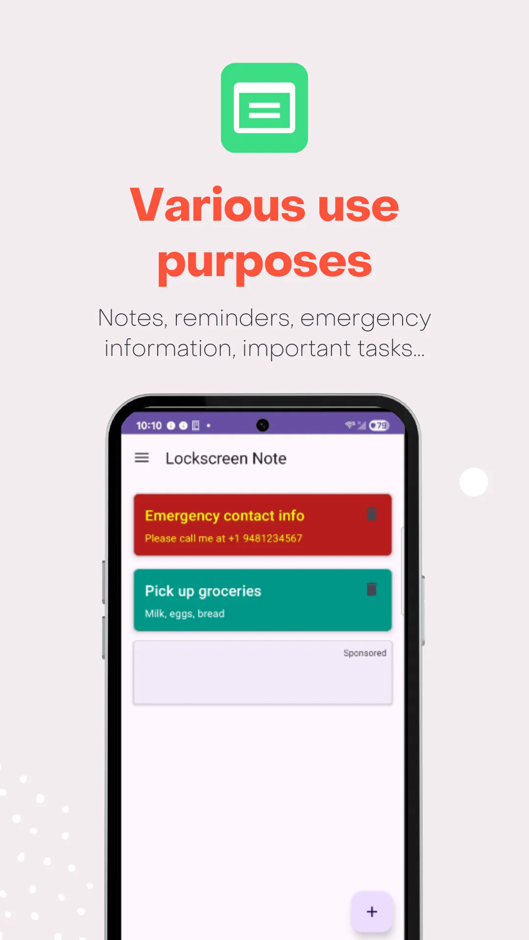 LockscreenNote - Never Miss What Matters gallery image