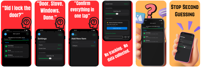 Did I Lock It - Home Checklist gallery image
