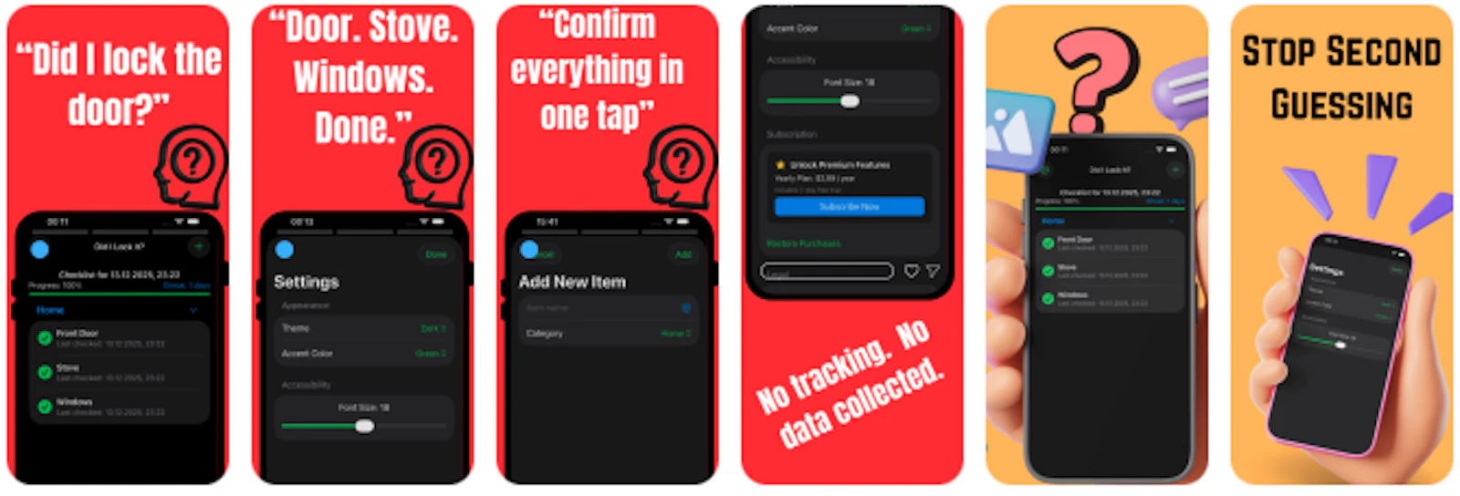 Did I Lock It - Home Checklist screenshot 1