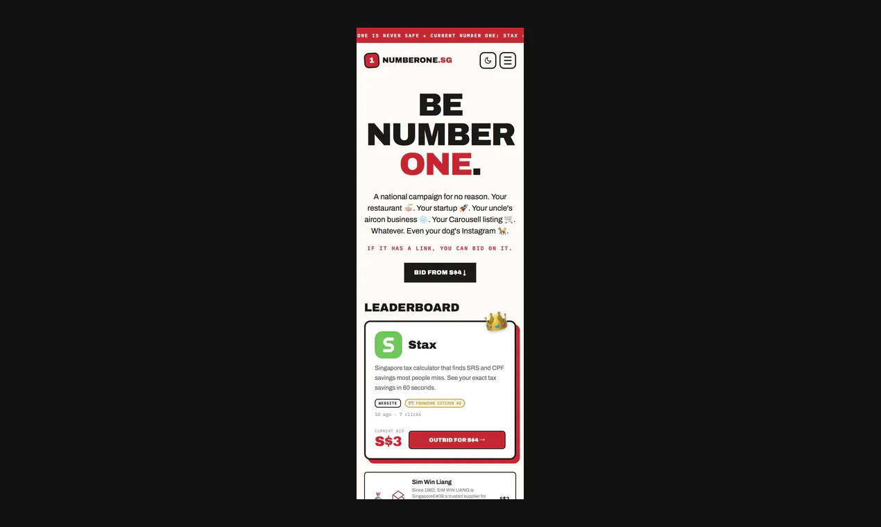numberone.sg gallery image