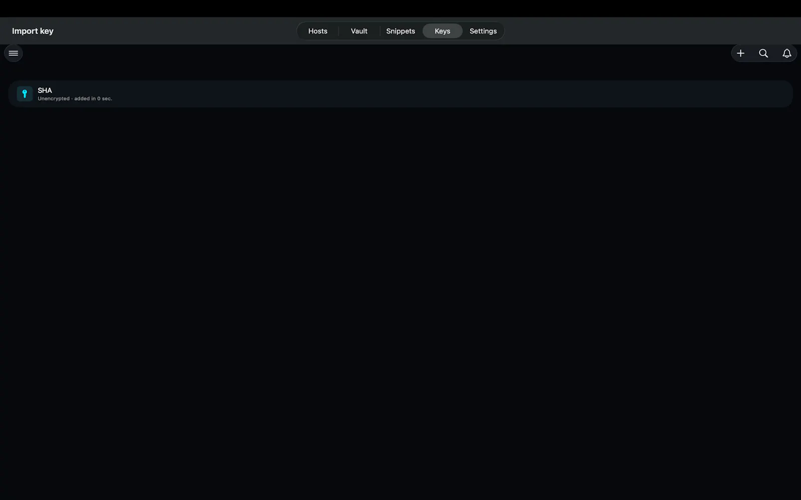 NovoSSH screenshot 1
