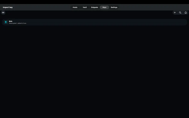 NovoSSH screenshot 1