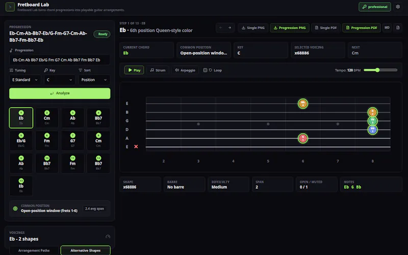 Fretboard Lab screenshot 3