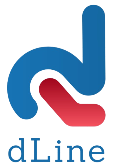 dLine - Terminal Calendar - Product Hunt launch logo and brand identity