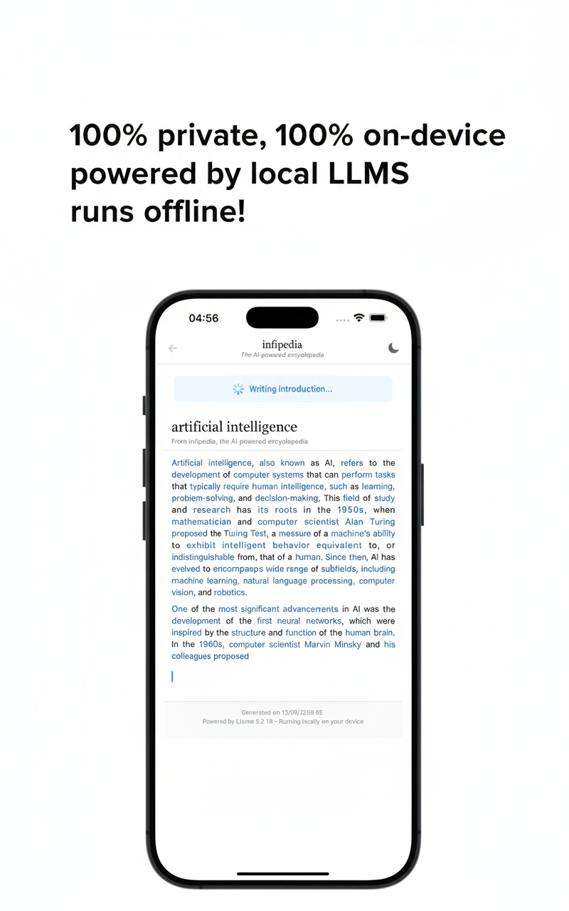 Media infipedia - the first truly infinite wiki- click into topics infinitely! 3