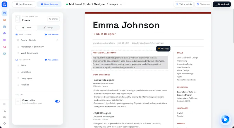 ResumeMaker.Online 2026 screenshot 2