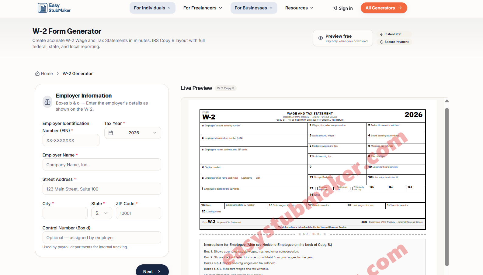 EasyStubMaker gallery image