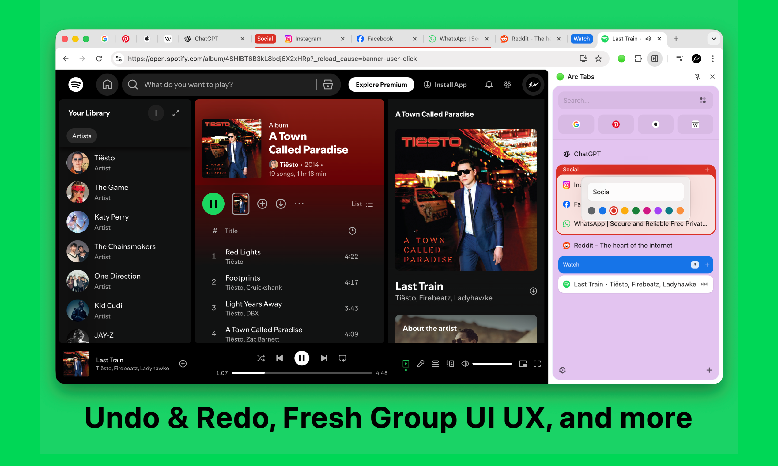 Arc Tabs - Chrome Vertical Tabs for You gallery image