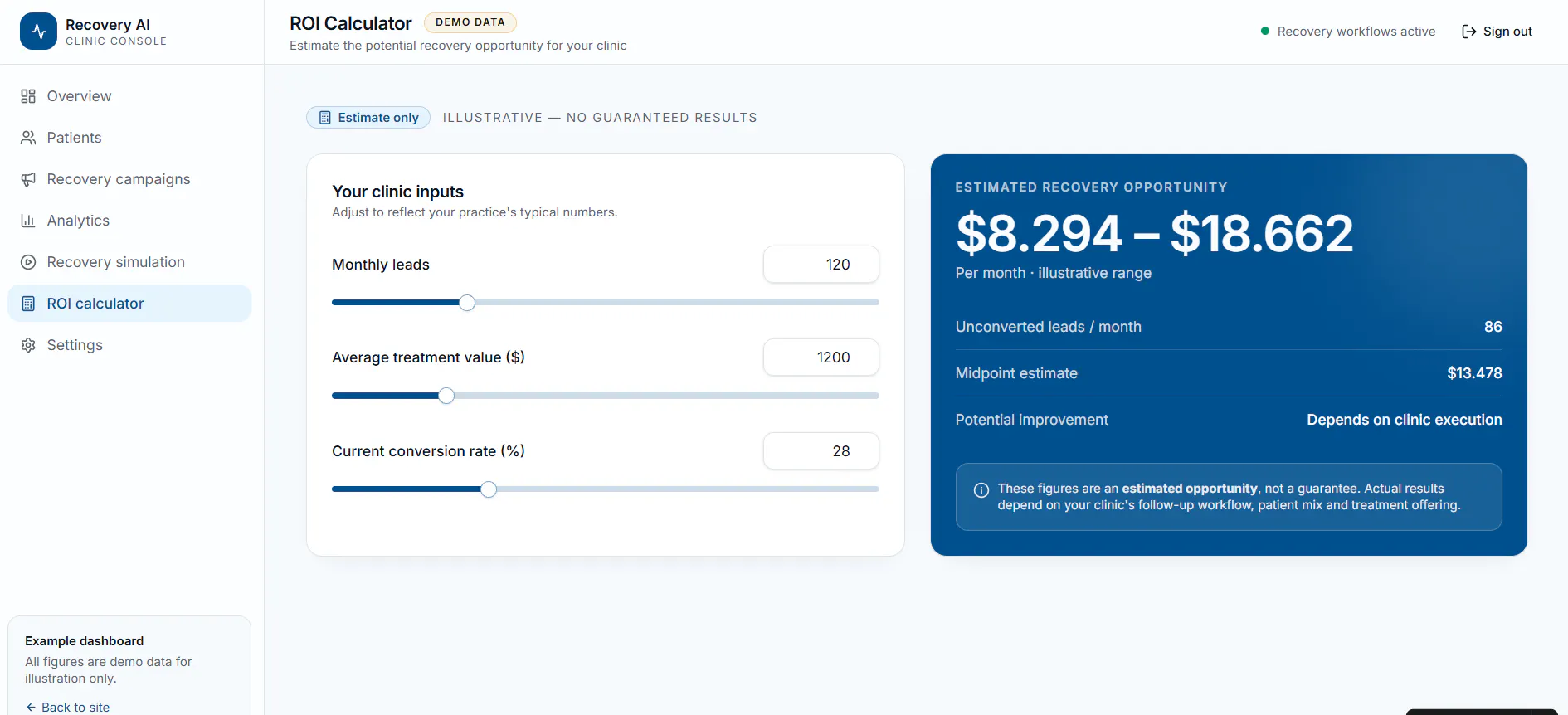 Dental Revenue Recovery AI gallery image