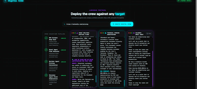 Digital Crew — Luminous Protocol screenshot 1