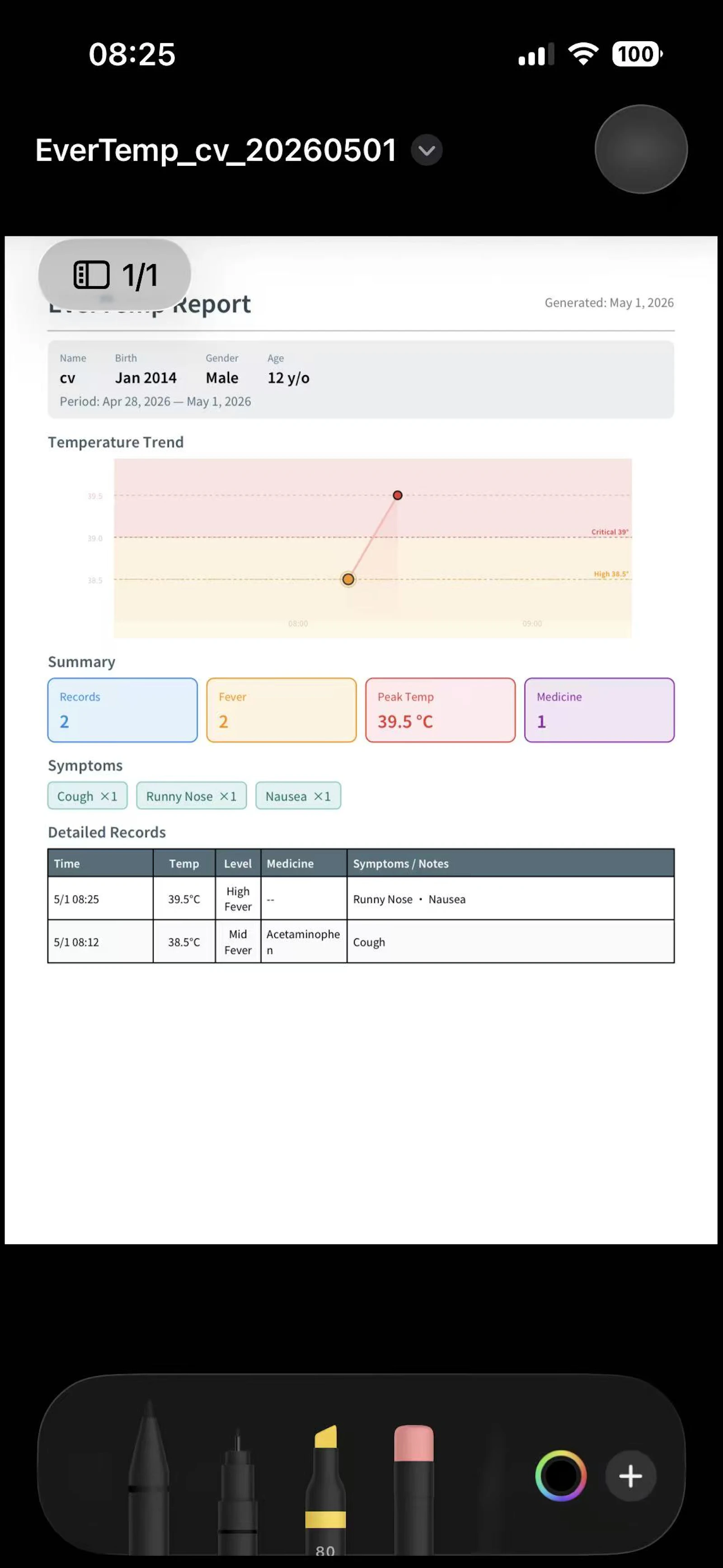 EverTemp screenshot 2