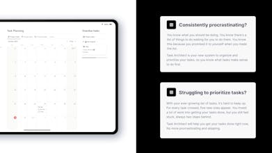 Grafico di eliminazione della procrastinazione: un grafico che illustra la riduzione dei livelli di procrastinazione nel tempo con il sistema Task Architect.