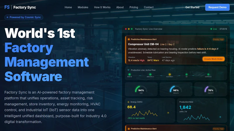 Factory Sync screenshot 1