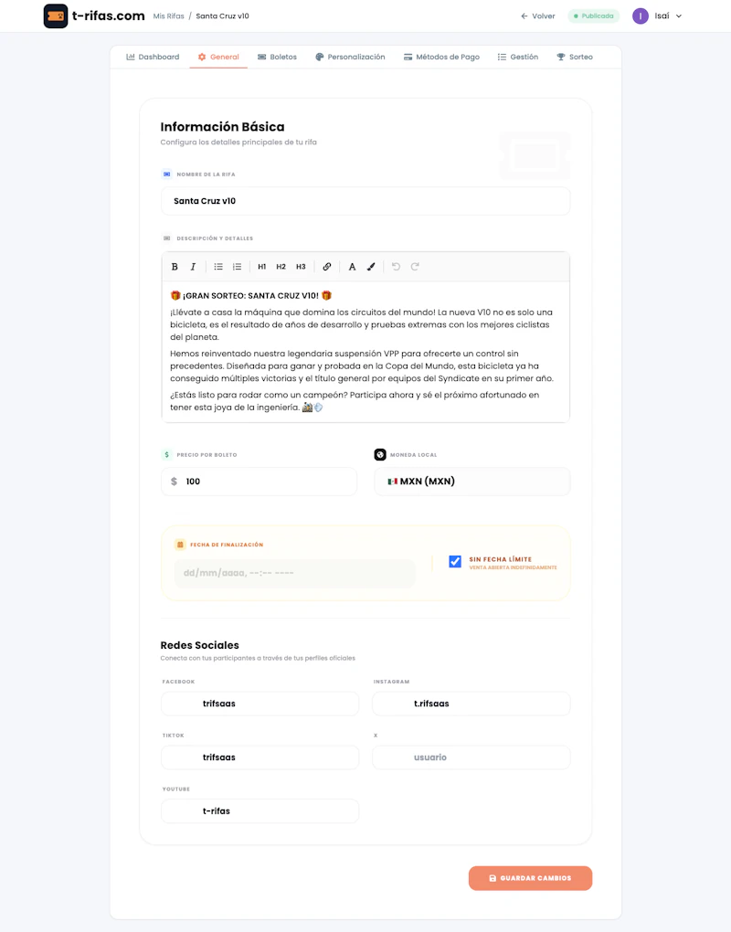 t-rifas.com screenshot 12