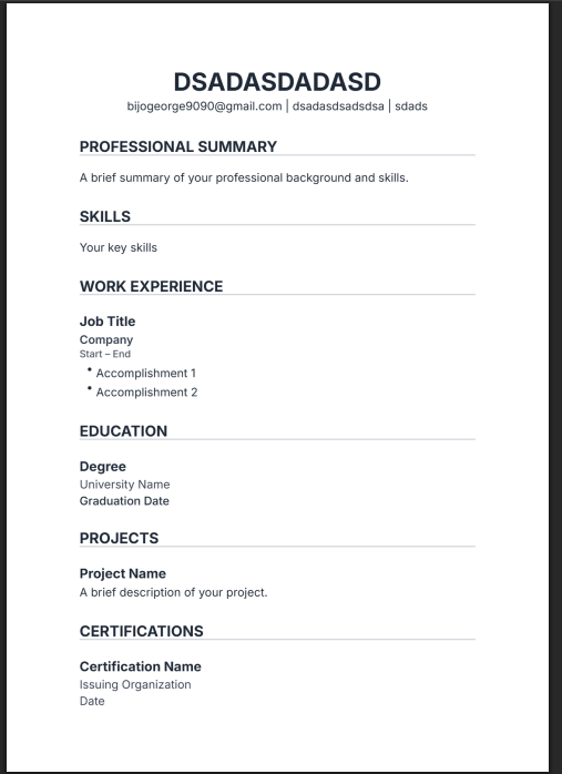 Velocity Resume gallery image