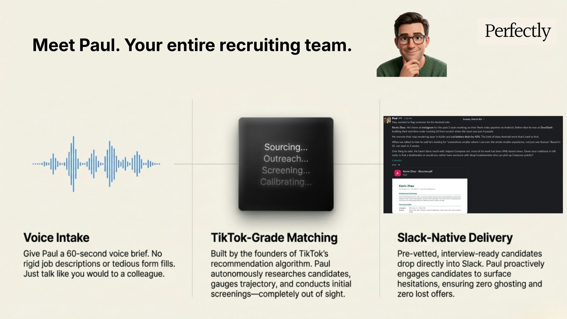 Perfectly - Screenshot 2 showing product features and functionality