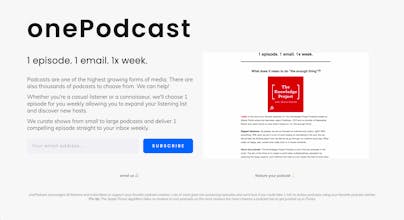 onePodcast gallery image