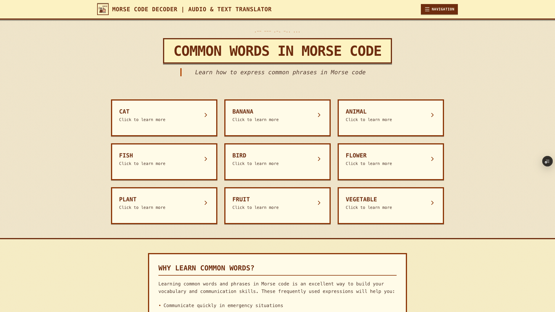 Morse Decoder - Screenshot 4 showing product features and functionality